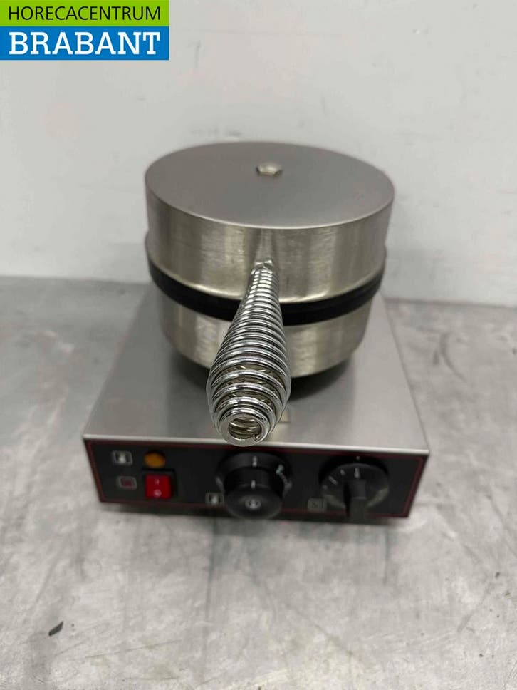 RVS Wafelijzer met timer 230V Horeca, Zakelijke goederen, Horeca | Keukenapparatuur, Ophalen of Verzenden