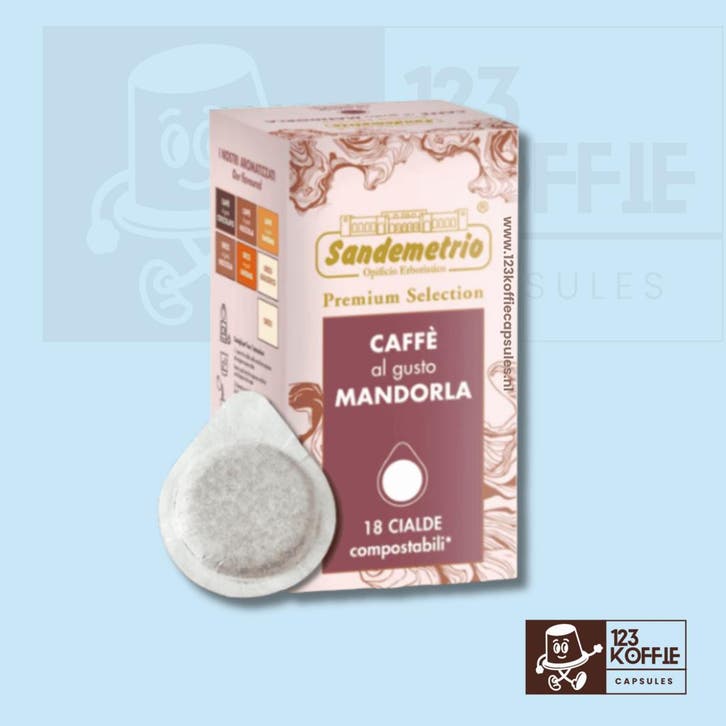 Amandel koffie cialde ESE 44 mm  18 stuks Sandemetrio, Elektronische apparatuur, Koffiemachine-accessoires, Verzenden