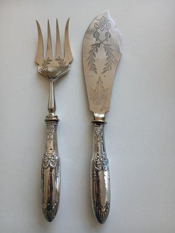 Serveerset voor vis - Zilver - Franz Mosgau (1885-1910)