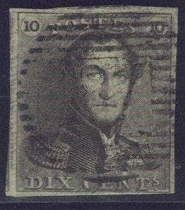 België 1849 - Zeer goed gerande zegel met de variëteit, Postzegels en Munten, Postzegels | Europa | België