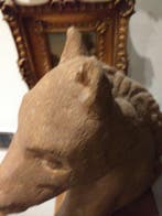 Giorgio Fraino - Buste, Scultura testa cavallo - 32 cm -, Nieuw