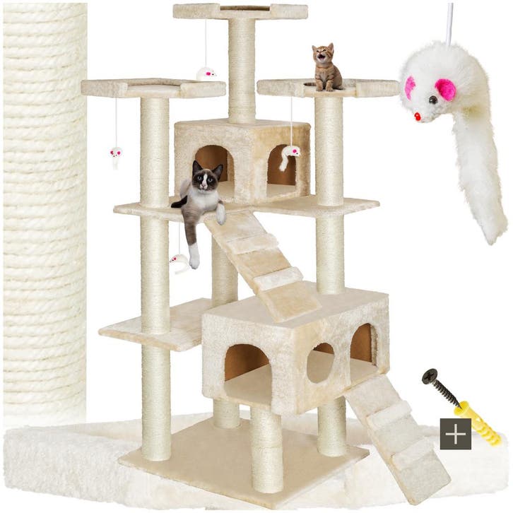 Krabpaal Knuti 186cm - beige, Animaux & Accessoires, Accessoires pour chats, Envoi