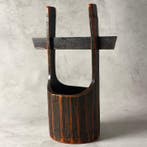 Vaas - Bamboe - Japan - Vintage handgemaakt (Zonder