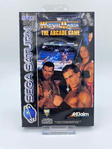 *USED* WrestleMania The arcade game / Sega Saturn, Ophalen of Verzenden