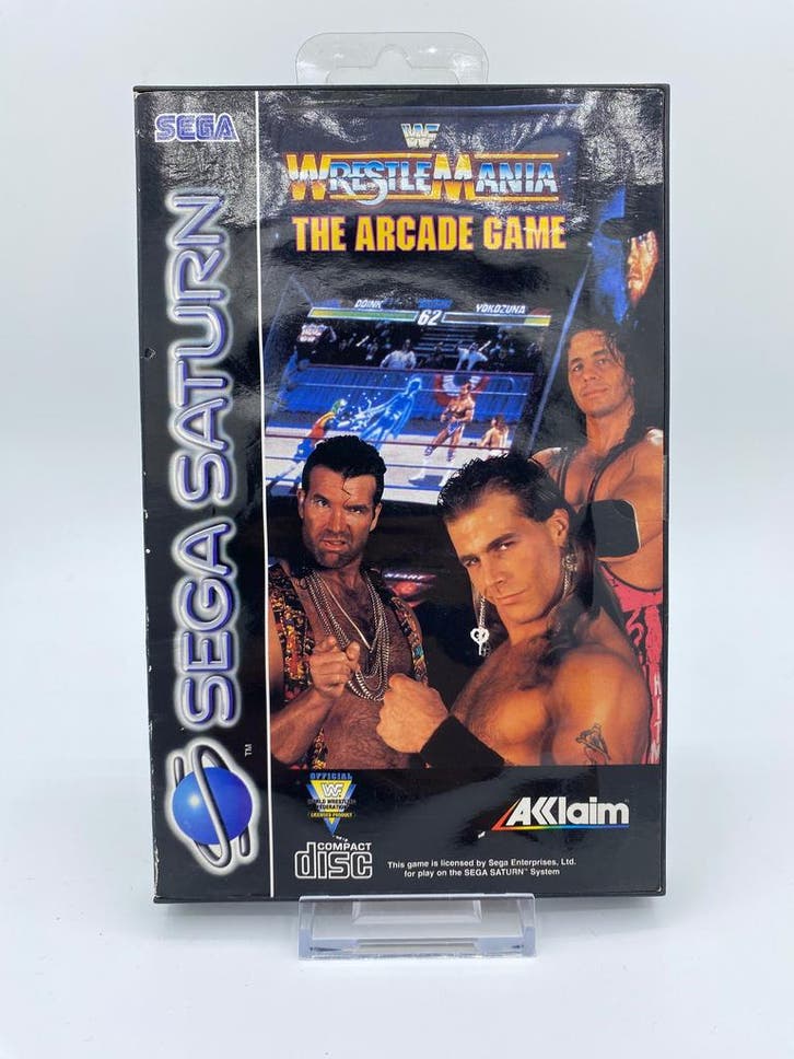 *USED* WrestleMania The arcade game / Sega Saturn, Consoles de jeu & Jeux vidéo, Jeux | Sega, Enlèvement ou Envoi