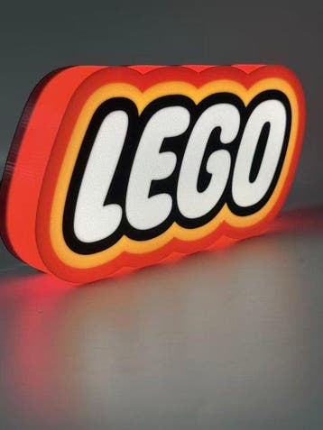 Caisson lumineux - Panneau lumineux LED du logo LEGO -