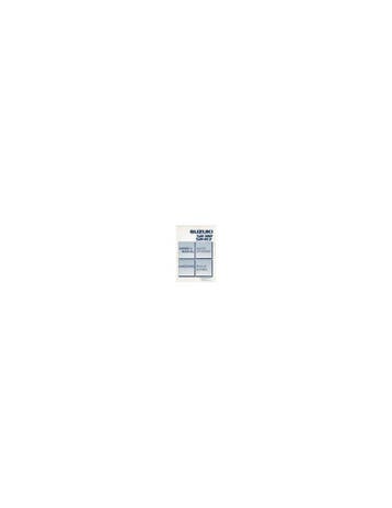 1988 SUZUKI SWIFT INSTRUCTIEBOEKJE NEDERLANDS ENGELS, Ophalen of Verzenden