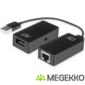 ACT USB Extender set over UTP, extender tot 50 meter, Computers en Software, Verzenden, Nieuw