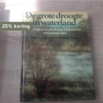 Grote droogte in waterland 9789022952696 Zomeren, Verzenden, Gelezen, Zomeren