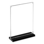 Menuhouder | VISTA VERTICO | Kunststof | Zwart | A6-Formaat, Verzenden, Nieuw in verpakking