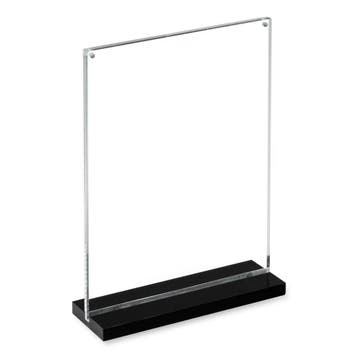 Menuhouder | VISTA VERTICO | Kunststof | Zwart | A6-Formaat, Verzenden, Nieuw in verpakking