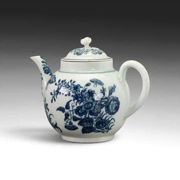 Theepot - Aardewerk - Worcester - 18e eeuw
