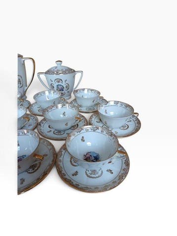 Limoges - Service à thé et café (26) - Porcelaine