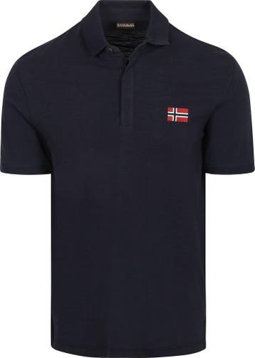 Napapijri Ebea Poloshirt Navy maat Maat 52/54 (L) Heren, Verzenden