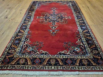 Handgeknoopte Oosters tapijt in de Tabriz-stijl met elegant, Nieuw