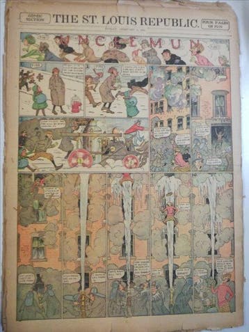 Uncle Mun - 33 Krantenpaginas en strips - 1910/1911, Nieuw