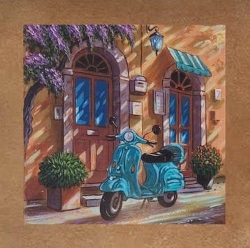 Ruggero Salvatore - Primavera in vespa