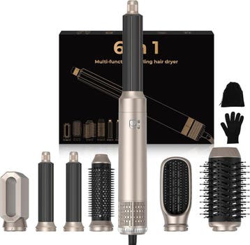 Airstyler 6-in-1 set | Tweede kansje, OP = OP (haarstyler), Verzenden, Zo goed als nieuw, Haarverzorging