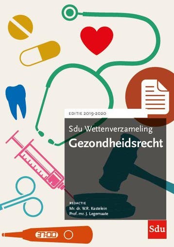Sdu Wettenverzameling Gezondheidsrecht / 2019-2020 / Sdu, Verzenden