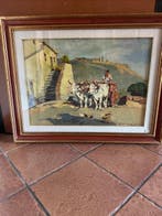 Carlo Domenici (1897-1981) - Carro con buoi - NO RESERVE