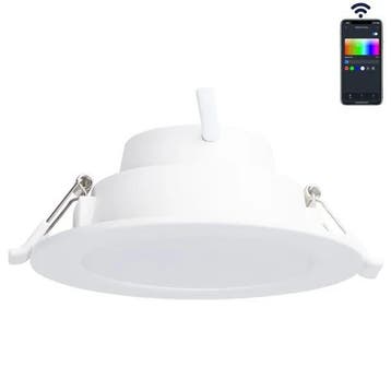 LED Downlight - RGB+CCT 2700K-6500K - Wi-Fi & Bluetooth - 9, Verzenden, Nieuw