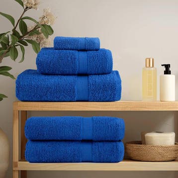 vidaXL Gastendoekjes FROGN 10 st 30x50 cm 360 g/m² blauw, Huis en Inrichting, Verzenden, Nieuw
