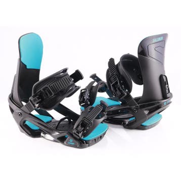 S snowboard bindingen SALOMON UNITE, black/blue (NIEUWE), Verzenden