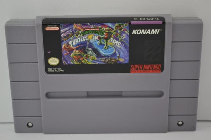 Teenage Mutant Hero Turtles IV - Turtles in Time (SNES USA), Consoles de jeu & Jeux vidéo, Jeux | Nintendo Super NES