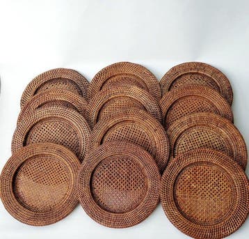 Flamant - Onderbord - Togo - Rattan - Twaalf grote