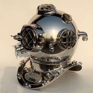 Casque de plongée - XXL Nautische Duikhelm Mark V Morse, Antiquités & Art