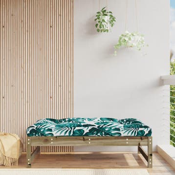 vidaXL Tuinvoetenbank 120x80 cm geïmpregneerd grenenhout, Verzenden
