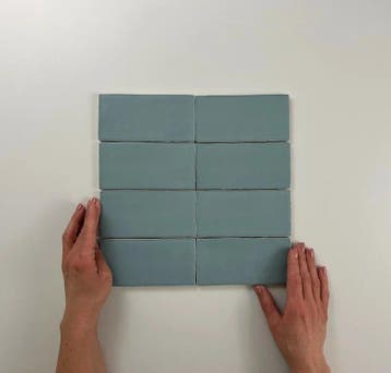 Wandtegel Equipe Cerámica Atlas Blauw Mat 7,5x15, Doe-het-zelf en Bouw, Tegels, Nieuw, Minder dan 20 cm, 10 m² of meer, Wandtegels