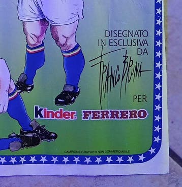 Franco Bruna - Italia - Poster Ferrero - Fifa World Cup USA, Nieuw