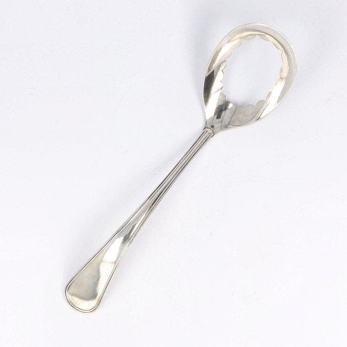 C.L.J. Begeer - Eierlepel - model Hollands rondfilet -, Antiek en Kunst, Antiek | Zilver en Goud