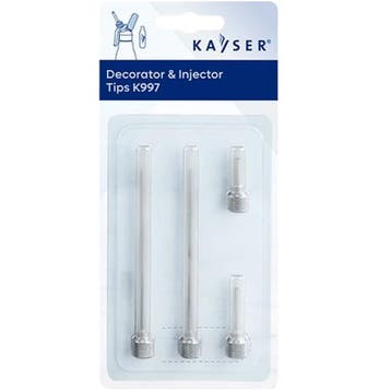 Decoratie Spuitmondenset | Kayser Slagroomapparaten | 4, Verzenden