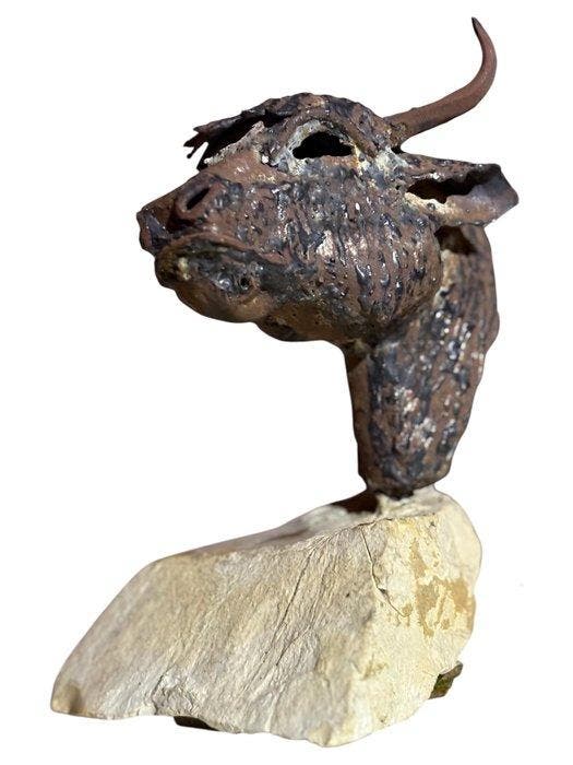 Vittorio Piotti (XX) - Aquila - testa di toro, Antiquités & Art, Art | Objets design