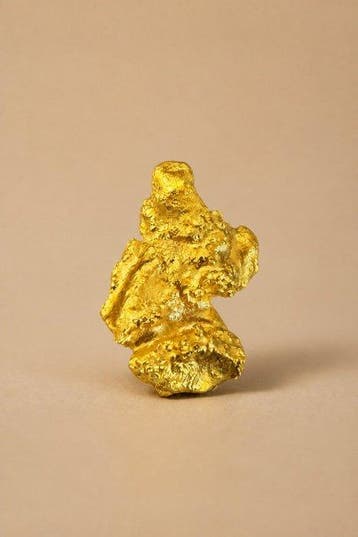 Goud Goud nugget - Hoogte: 10.67 mm - Breedte: 7.01 mm- 1.11