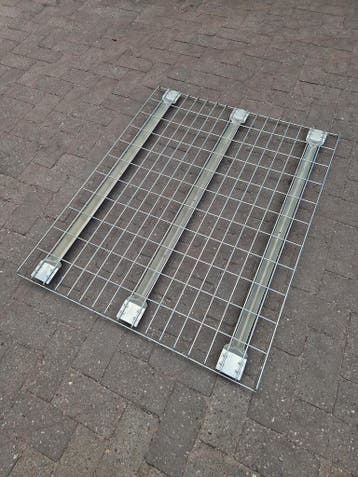 Draadrooster legbord 1100x880mm 750kg mesh deck gebruikt, Ophalen of Verzenden
