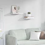 vidaXL Wandplank 2 pcs Wit Marmer 40 x 23,5 x 4 cm Bewerkt, Verzenden