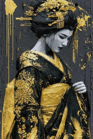 BJarco (1988) - Gilded Shadow Geisha· XXL
