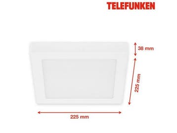 Veiling - 2X Plafondlamp TELEFUNKEN Virgo LED dimbaar WiFi R, Nieuw