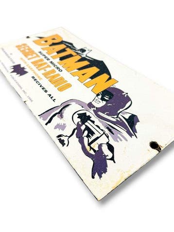 Batman - Secret Bat-Radio - Emaille plaat - Emaille, Antiek en Kunst