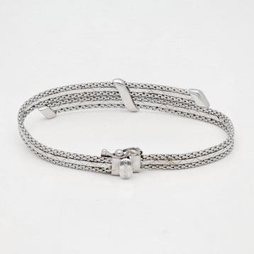 Armband - 18 karaat Witgoud Diamant (Natuurlijk)