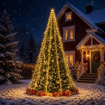 vidaXL Kerstlampjes 500 LEDs Warmwit 500 cm, Verzenden, Nieuw