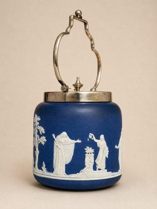 Decoratief ornament - Wedgwood - Offerfiguren - Verenigd, Antiquités & Art, Antiquités | Verre & Cristal