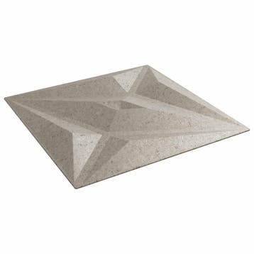 vidaXL Wandpanelen 48 st 50 x 50 cm Ster Beton XPS Schuim, Verzenden, Nieuw