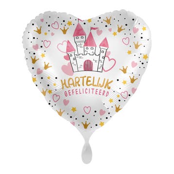 Helium Ballon Hartelijk Gefeliciteerd, Hobby & Loisirs créatifs, Verzenden
