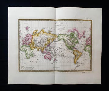 Mappamondo - Wereldkaart / Aardse planisfeer /, Livres