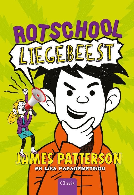 Liegebeest / Rotschool / 3 9789044828733 James Patterson, Boeken, Kinderboeken | Jeugd | onder 10 jaar, Zo goed als nieuw, Verzenden