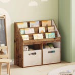 vidaXL Kinderboekenplank Oudhout 72,5 x 29,5 x 69 cm Bewerkt, Verzenden, Nieuw